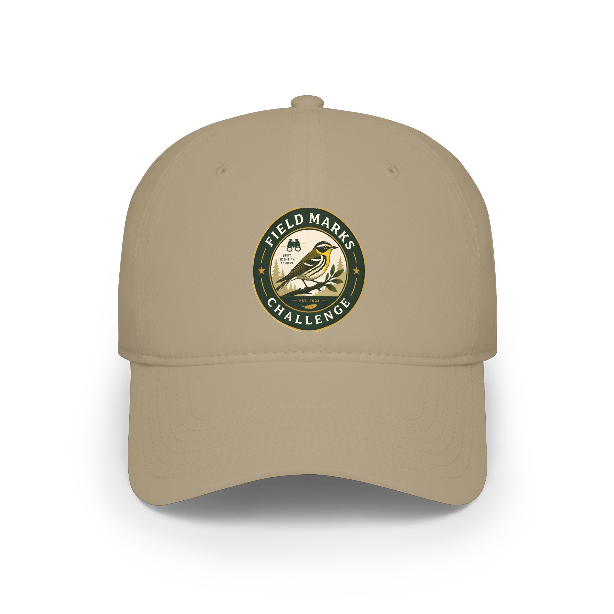 Field Marks Challenge Low-Profile Baseball Cap – Vintage Bird Patch Hat